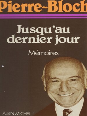 cover image of Jusqu'au dernier jour
